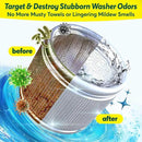 Cleanomic WashWizard Washing Machine Cleaner Tablets – Deep Cleaning Washer Cleaner for Front Load, Top Load & HE Machines – Removes Odor, Buildup & Limescale – Septic Safe, Non-Toxic, 6 Tablets by CozyNest Decor
