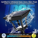 CINOTON Outdoor Solar Landscape Pathway & Wall Lights with 2 Brightness Modes, IP65 Waterproof LED Solar Powered Garden Lights for Patio Lawn Porch Walkway Backyard Driveway Sidewalk Warm White 4 Pack by CozyNest Decor