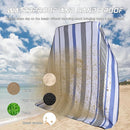 Waterproof Picnic Mat, Outdoor Camping Oversized Field Blanket. Portable Thickened Camping Blanket, Suitable for Beach, Camping, Music Festival, Party, Outdoor Adventure. (Black&Blue&White, 80”x60”) by TinyTreasures Baby Boutique