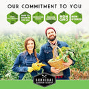 Survival Garden Seeds Home Garden Collection - 30 Pack with 18,500+ Non-GMO Heirloom Vegetable, Fruits, Herb Seed Varieties for Planting - Plant & Grow Survival Food & Emergency Preparedness Gear by GreenHaven Gardens