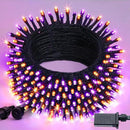 JMEXSUSS 250LED Orange and Purple String Lights Outdoor Waterproof, 8 Lighting Modes Orange and Purple Christmas Lights 91.5ft Connectable Halloween Light Indoor for Tree Yard Patio House Decor by GreenHaven Gardens