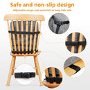 Toddler Booster Seat for Dining Table HOSEASCA 12.6x3.34 Inch Portable High Chair for Travel, Compact Lightweight Travel Booster Seat with Adjustable Straps for Baby by TinyTreasures Baby Boutique