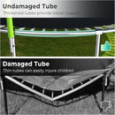 Upgraded 16FT 15FT 14FT 12FT 10FT 8FT Trampoline Outdoor with Basketball Hoop and Net, Capacity for 4-6 Kids and Adults by TinyTreasures Baby Boutique