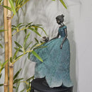 Guichifun Fairy Statue Collection Home Decoration - Leaf Angel Girls Resin Gardening Gifts for Women Statues for Garden Fairy Indoor or Outdoor Yard Figurines 5.5 x 3.25 x 8 Inch by CozyNest Decor