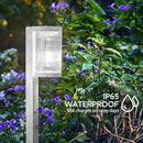 Solar Pathway Lights Outdoor, 2 Pack Upgraded Outdoor Solar Lights for Outside Super Bright Up to 12Hrs, IP65 Waterproof Solar Garden Lights for Yard Landscape Path Walkway Decoration(Cool White) by CozyNest Decor