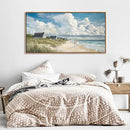 HGUAOA Coastal Canvas Wall Art - Large Landscape Wall Art for Living Room - Ocean and Beach Painting - Blue Artwork for Bedroom Decor - Above Bed Wall Pictures -Beach Theme Print Art by CozyNest Decor