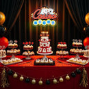 Casino Night Neon Sign for Wall Decor Casino Led Neon Light Dimmable Led Light Sign for Bar Casino Play Room Birthday Party Decor by CozyNest Decor