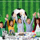 158Pcs Soccer Party Favors - Bags, Whistles, Balls, Slap Bracelets, Keychains, Stickers, Tattoos for Party Goodie Bags by TinyTreasures Baby Boutique