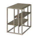 Padena 3-Piece Metal Frame Wood Living Room Coffee Table Set
