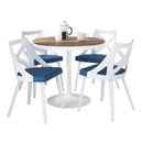 Dakota Charlotte - 5 Piece Contemporary Design Dining Set by HouseOfZazla