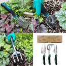 Garden Tool Set, 3-Piece Gardening Planting Tools Kit for Gardener, Heavy Duty Aluminum Garden Kit Gardening Gifts Tools for Men Women, Outdoor Hand Tools, Garden Essentials, Gift for Garden Lover by GreenHaven Gardens