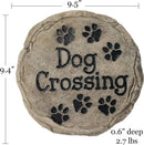 Spoontiques - Garden Décor - Dog Crossing Stepping Stone - Decorative Stone for Garden by GreenHaven Gardens