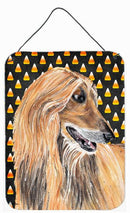 Afghan Hound Candy Corn Halloween Wall or Door Hanging Prints SC9505DS1216