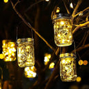 Cooo 12 Pack Solar Lanterns Outdoor Waterproof Upgraded Crystal Glass Solar Mason Jar Lights 30 LED 215% Larger SolarPanel, Anti-Rust Lid（Just a Little More,Get Double The Delight-Warm White） by CozyNest Decor
