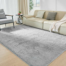 Ultra Soft Rug for Living Room, 5X8 Fluffy Shag Area Rug for Bedroom, Modern Shaggy Carpet Fuzzy Rug for Teens Dorm Nursery Home Decor Aesthetic, Upgrade Anti-Skid Durable, Light Grey by TinyTreasures Baby Boutique