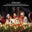 Solar Lights Outdoor Waterproof,6 Packs 48LED, Garden Decor, Patio Decor, Firefly Lights Solar Outdoor, Unique Gifts for Women by CozyNest Decor