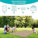 HEBE Outdoor Rug Waterproof 5x8, Plastic Straw Rug Camping Rug, Reversible Outdoor Patio Rugs RV Mat Clearance, Indoor Outside Floor Carpet for Porch,Deck,Camper,Balcony,Backyard by GreenHaven Gardens