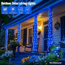 JMEXSUSS 2 Pack Blue Solar Christmas Lights: 100 LED 33ft Blue Solar Lights Outdoor, 8 Modes Solar String Lights for Outside Christmas Tree Gardens Party by GreenHaven Gardens