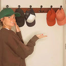 SKOLOO 36-Inch Cherry Wood Coat Rack Wall Mount with 6 Triple Hooks - Ideal for Family Entrances, Classrooms, and Pet Supplies Storage - Perfect Coat Hooks for Wall by CozyNest Decor