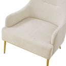Modern Elegance Accent Chair With Curved Backrest by HouseOfZazla