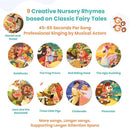 GO GO 9 Fairy Tale Songs: Interactive Sound Book, Musical Books for Toddlers 1-3, Talking Books for Toddlers 1-3, Music Books for Toddlers 1-3, Baby Music Book, Sing Along Books, Baby Book with Sounds by TinyTreasures Baby Boutique
