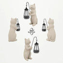 Solar Cat Garden Statue 10 Inch Porch Patio Decor for Outside Yard Decoration Outdoor Unique Housewarming Gardening Birthday Gifts for Cat Lovers Women Grandma by GreenHaven Gardens