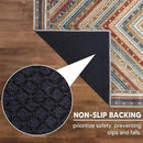 Keen Home Design 2x12 Rug - Machine Washable Runner Rug with Non-Slip Backing, Ideal for Hallway, Entryway, Kitchen, Laundry Room - Vintage, Easy Clean, Durable, Low Pile - (2'6" x 12') by CozyNest Decor