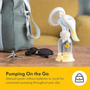 Medela Perfect Pair Bundle with Medela Harmony Manual Breast Pump & Silicone Breast Milk Collector, Lightweight and Discreet, Made Without BPA by TinyTreasures Baby Boutique