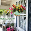 Hanging Planter for Indoor Plants 8 Inch, 2 Pack Self Watering Hanging Baskets for Plants, Hanging Flower Pots with Drainage Hole & 2 Kinds of Plant Hangers for Garden Home Decor (Green, 8 inch) by GreenHaven Gardens