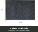 Stiio Front Door Mat Indoor Outdoor Entrance 20x31.5 Inches, Non Slip Washable Entry Rug, Dog Doormat, Absorbent Entrance Mat for Front & Back Door, Muddy Wet Shoes & Paws, Dark Grey by CozyNest Decor