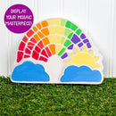 Creative Roots Paint Your Own Rainbow Stepping Stone Craft Kits for Kids, Ceramics to Paint, Ages 6+ by TinyTreasures Baby Boutique