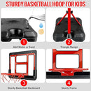 Kids Basketball Hoop with Stand, Adjustable Basketball Set, Toddler Basketball Toys for Boys Age 3 4 5 6 7 8, Indoor Outdoor Backyard Sport Game Gifts by TinyTreasures Baby Boutique