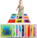 Art3d Liquid Fusion Activity Play Mat for Kids, Pack of 9 Tiles 12" X 12", Multi-Color by TinyTreasures Baby Boutique