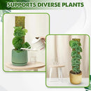 DUSPRO Flat Mesh Moss Poles for Climbing Plants Monstera Stackable Moss Pole for Plants with Real Moss Moss Plant Pole for Potted Plants Handmade Moss Stick for Indoor Plants Grow Upward 2 Pack 22” by GreenHaven Gardens