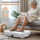 3D Vibration Plate Exercise Machine for Lymphatic Drainage, Whole Body Vibration Plate for Weight Loss, 330lbs Capacity Vibrating Platform Board Home Gym Quiet, 5 Yoga Belts & 2 Resistance Bands by CozyNest Decor