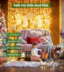 750 LED 246FT Christmas Lights Outdoor, Super Long Waterproof Christmas String Lights with 8 Modes, Christmas Tree Lights with Timer Memory for Fence Garden Xmas Wedding Party Decor Warm White by GreenHaven Gardens