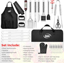 Kaluns BBQ Accessories, Complete Grill Set Grilling Gifts for Men Dad, 40 Pcs Premium Heavy Duty Stainless Steel Barbecue Grill Accessories for Outdoor Grill for Men Dad by GreenHaven Gardens