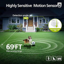 Philips 72W 7400LM LED Security Lights w/PIR Motion Sensor Outdoor, 5000K Daylight Dusk to Dawn Aluminum Flood Light, 3 Adjustable Heads, Waterproof for Garage, Yard, Porch by GreenHaven Gardens