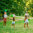Toss and Catch Ball Set 4 Pack - Beach Toys Pool Toys Outdoor Games for Family Toddlers Kids Adults - Outside Yard Toys - Classic Birthday Gift for 3 4 5 6 7 8 9 10 11 12+ Years Old Boys Girls by TinyTreasures Baby Boutique