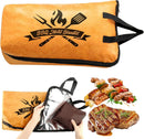 BBQ Blanket for Resting Meat, 22 in Smoker Meat Resting Blanket, Reusable Insulated Waterproof BBQ Accessories Resting Bag with Wide Mouth for Large Brisket/Beef/Pork Ribs - Gift for Men by GreenHaven Gardens