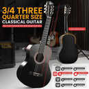 Pyle 6 String Acoustic Guitar, Right, 3 Black, Gloss, 36" (PGACLS82BK.X9) by TinyTreasures Baby Boutique