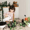6 Pcs Moss Pole Extending to 68 Inches for Plants Monstera, Plant Support Stakes for Indoor Climbing Plants Grow Upwards, with 65ft Twist Ties, 13ft Jute Rope, 6.5ft Hook-and-Loop Strip by GreenHaven Gardens
