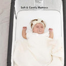 Baby Bassinet Bedside Sleeper,3-in-1 Rocking Bassinet for Baby with 6-Level Height Adjustable, 4 Wheels & Breathable Mesh Walls, Portable Bedside Crib with Mattress for Newborn by CozyNest Decor