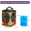 Breastmilk Cooler Bag with Ice Pack Fits 4 Baby Bottles Up To 9 Ounce Insulated cooler Bag Breast Milk Cooler on the Go with Strap Baby Bottle Cooler Bag for Nursing Mom Daycare or Travel by TinyTreasures Baby Boutique