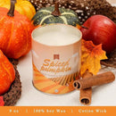 Pumpkin Candle, Fall Scented Candles for Halloween Easter Thanksgiving Day, 9oz Aromatherapy Soy Wax Non Toxic Candle for Home Scented 40 Hours Bruning- Birthday Halloween Gifts for Women Men by CozyNest Decor