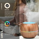 artnaturals Aromatherapy Essential Oil Diffuser – (5.0 Fl Oz / 150ml Tank) – Ultrasonic Aroma Humidifier, Auto Shut-Off – for Home, Office & Bedroom by CozyNest Decor