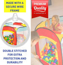 Kids Ball Pit Pop Up Large Tent for Toddlers - Indoor & Outdoor Gift Toys for Infants Girls & Boys, Baby Playpen with Zippered Storage Bag, 200 BallPit Balls Included by TinyTreasures Baby Boutique