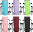 Rtteri 6 Pcs Neoprene Water Bottle Carrier Bag with Adjustable Shoulder Strap 32oz Insulator Water Bottle Cover Holder Cooler Sleeve for Stainless Steel/glass/plastic (Cute) by TinyTreasures Baby Boutique