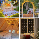 120 LED 40FT Star String Lights, 8 Modes Plug in Star Lights with Timer & Memory, Indoor Outdoor Christmas Twinkle Light for Birthday Party Bedroom Wedding Home Classrom Decor Warm White by TinyTreasures Baby Boutique