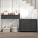 Laundry Hamper Laundry Basket with 3 Section Pull-Out Rolling Bags, Laundry Sorter for Organization and Storage with 2 Pull-Out Drawers for Laundry Room, Bathroom, Bedroom Use (Rustic Brown) by CozyNest Decor